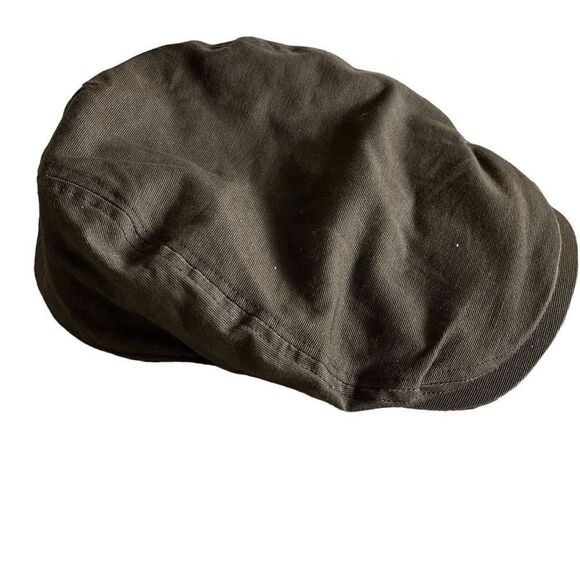 Grace Hat Vintage Scully Hat Brown Cotton Unisex - Picture 1 of 5